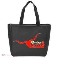 Greetings From Texas Longhorn Logo Tote Bag thumb 0