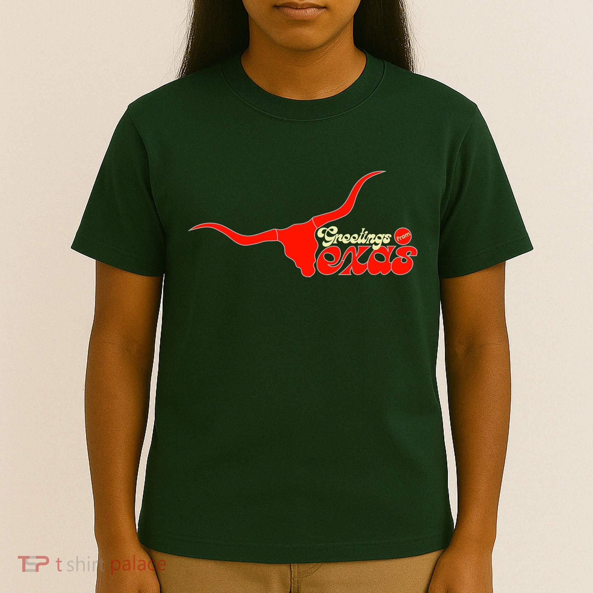 Greetings From Texas Longhorn Logo T-Shirt