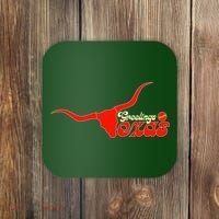 Greetings From Texas Longhorn Logo Coaster thumb 0