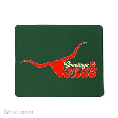Greetings From Texas Longhorn Logo Mousepad