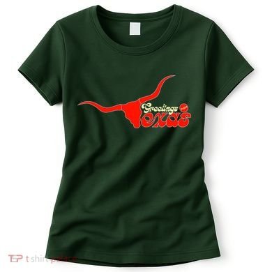 Greetings From Texas Longhorn Logo Women's T-Shirt
