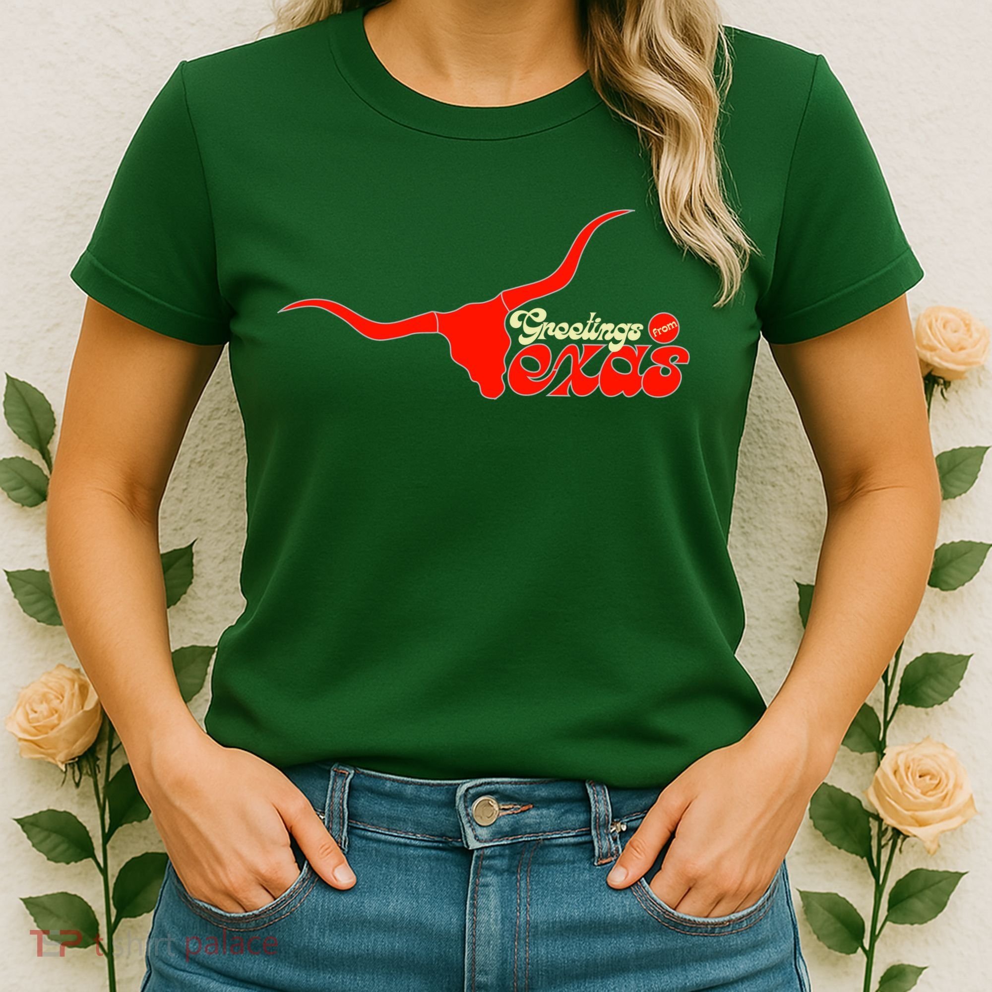 Greetings From Texas Longhorn Logo Women's T-Shirt