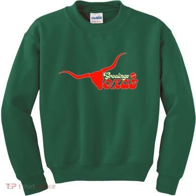 Greetings From Texas Longhorn Logo Kids Sweatshirt