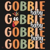 Gobble Funny Thanksgiving Turkey Gift Backpack thumb 2
