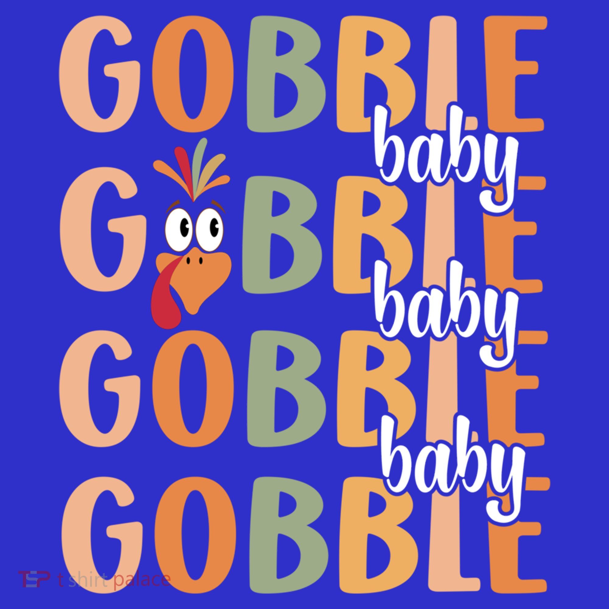 Gobble Funny Thanksgiving Turkey Gift Long Sleeve Shirt