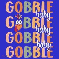 Gobble Funny Thanksgiving Turkey Gift Sweatshirt thumb 3
