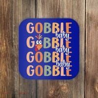 Gobble Funny Thanksgiving Turkey Gift Coaster thumb 0
