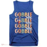Gobble Funny Thanksgiving Turkey Gift Tank Top thumb 0