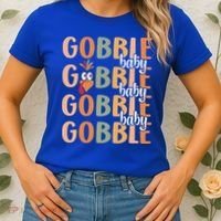 Gobble Funny Thanksgiving Turkey Gift Women's T-Shirt thumb 2