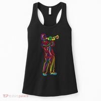 Gifts For Trumpeter Jazz Music Musician Trumpet Women's Tank Top thumb 0