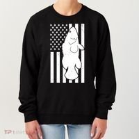 Grouper Fishing USA Flag Women's Sweatshirt thumb 0