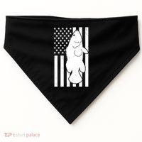 Grouper Fishing USA Flag USA-Made Doggie Bandana thumb 0