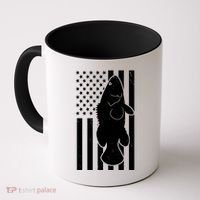 Grouper Fishing USA Flag Coffee Mug thumb 0