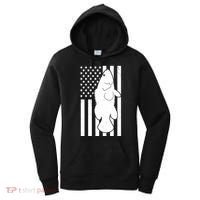 Grouper Fishing USA Flag Women's Hoodie thumb 0