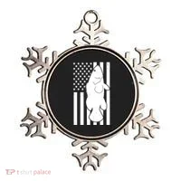 Grouper Fishing USA Flag Ornament thumb 0