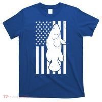 Grouper Fishing USA Flag T-Shirt thumb 0