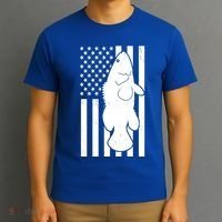 Grouper Fishing USA Flag T-Shirt thumb 3