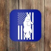 Grouper Fishing USA Flag Coaster thumb 0