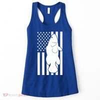 Grouper Fishing USA Flag Women's Tank Top thumb 0