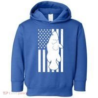 Grouper Fishing USA Flag Toddler Hoodie thumb 0