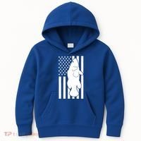 Grouper Fishing USA Flag Kids Hoodie thumb 0