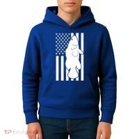 Grouper Fishing USA Flag Kids Hoodie thumb 4