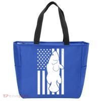 Grouper Fishing USA Flag Tote Bag thumb 0