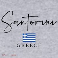 Greece Flag Vacation Island Santorini Women's Sweatshirt thumb 2
