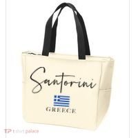 Greece Flag Vacation Island Santorini Tote Bag thumb 3