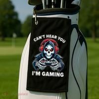 Gamer For Video Games Gamer Golf Towel thumb 2
