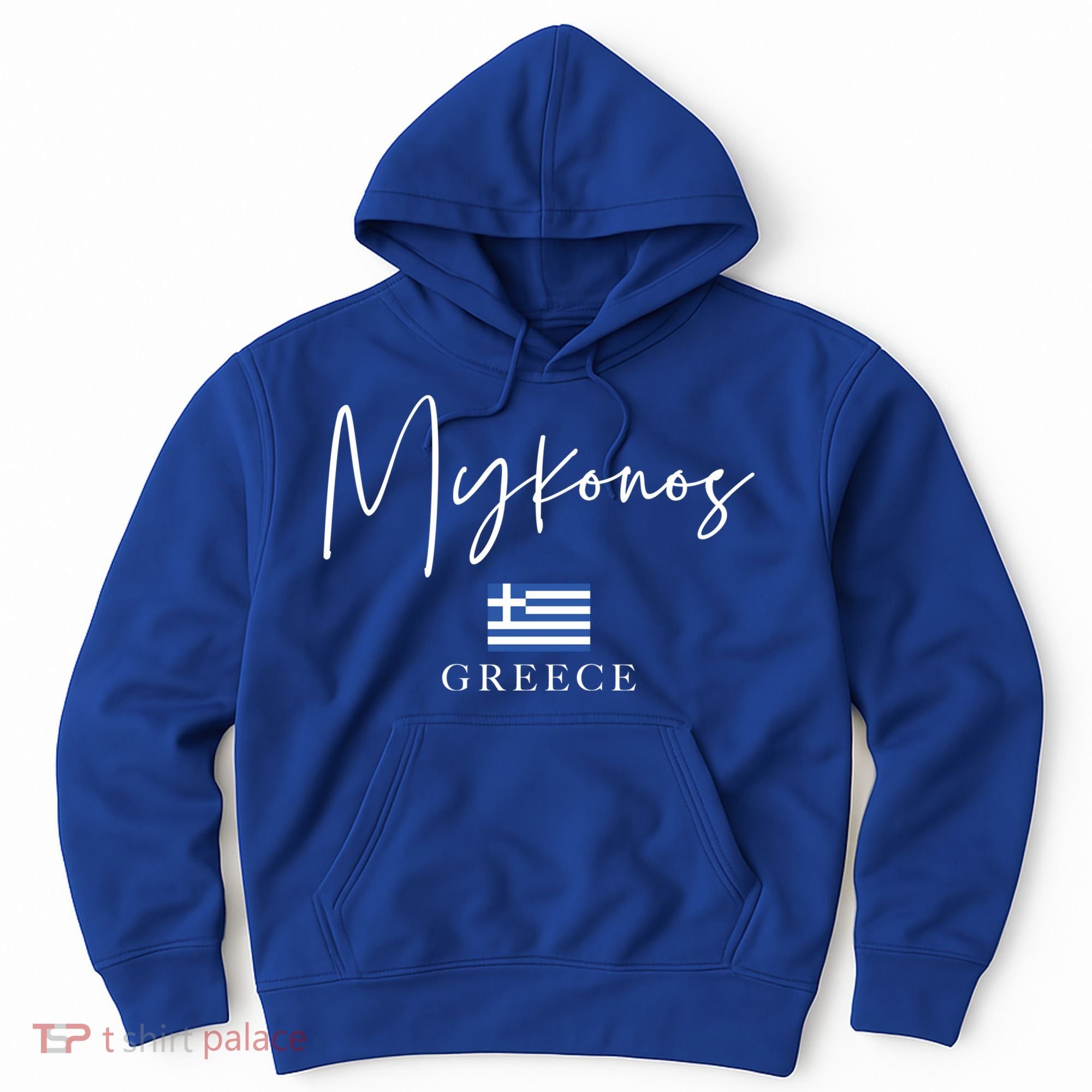 Greece Flag Vacation Island Mykonos Cool Gift Hoodie