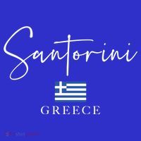 Greece Flag Vacation Island Santorini Funny Gift T-Shirt thumb 7