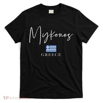 Greece Flag Vacation Island Mykonos T-Shirt