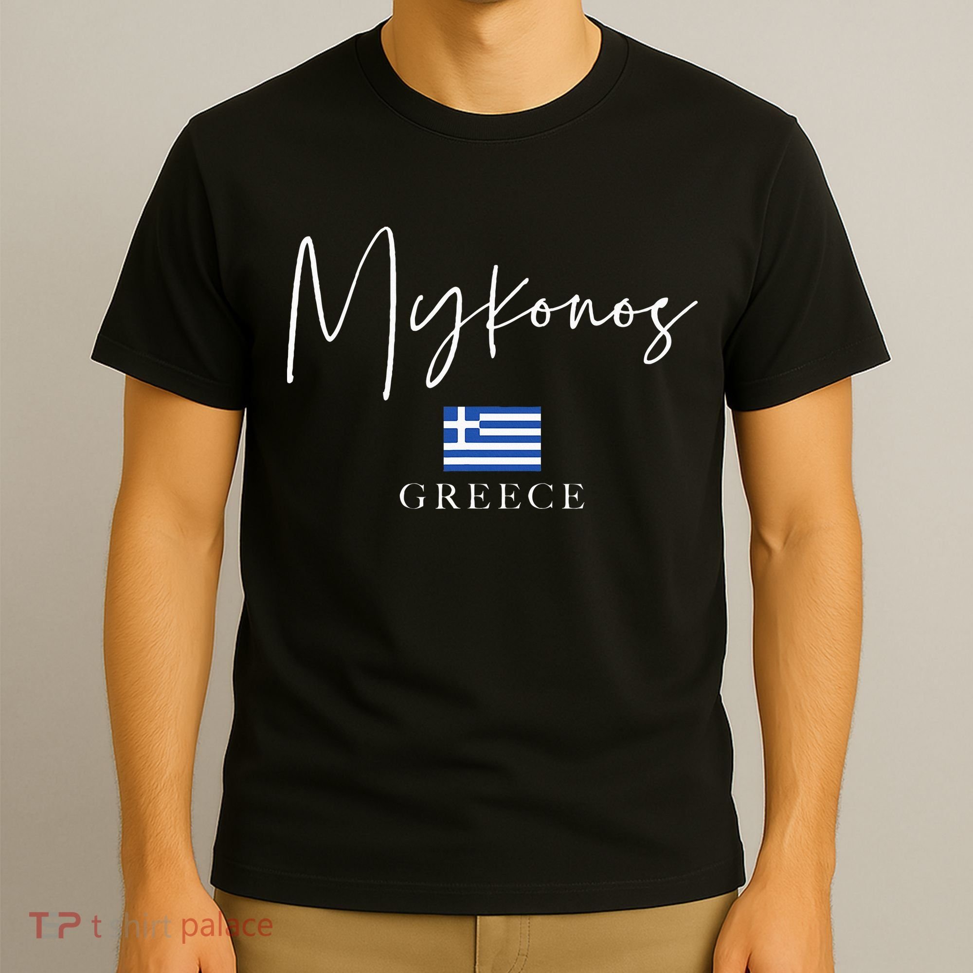 Greece Flag Vacation Island Mykonos T-Shirt