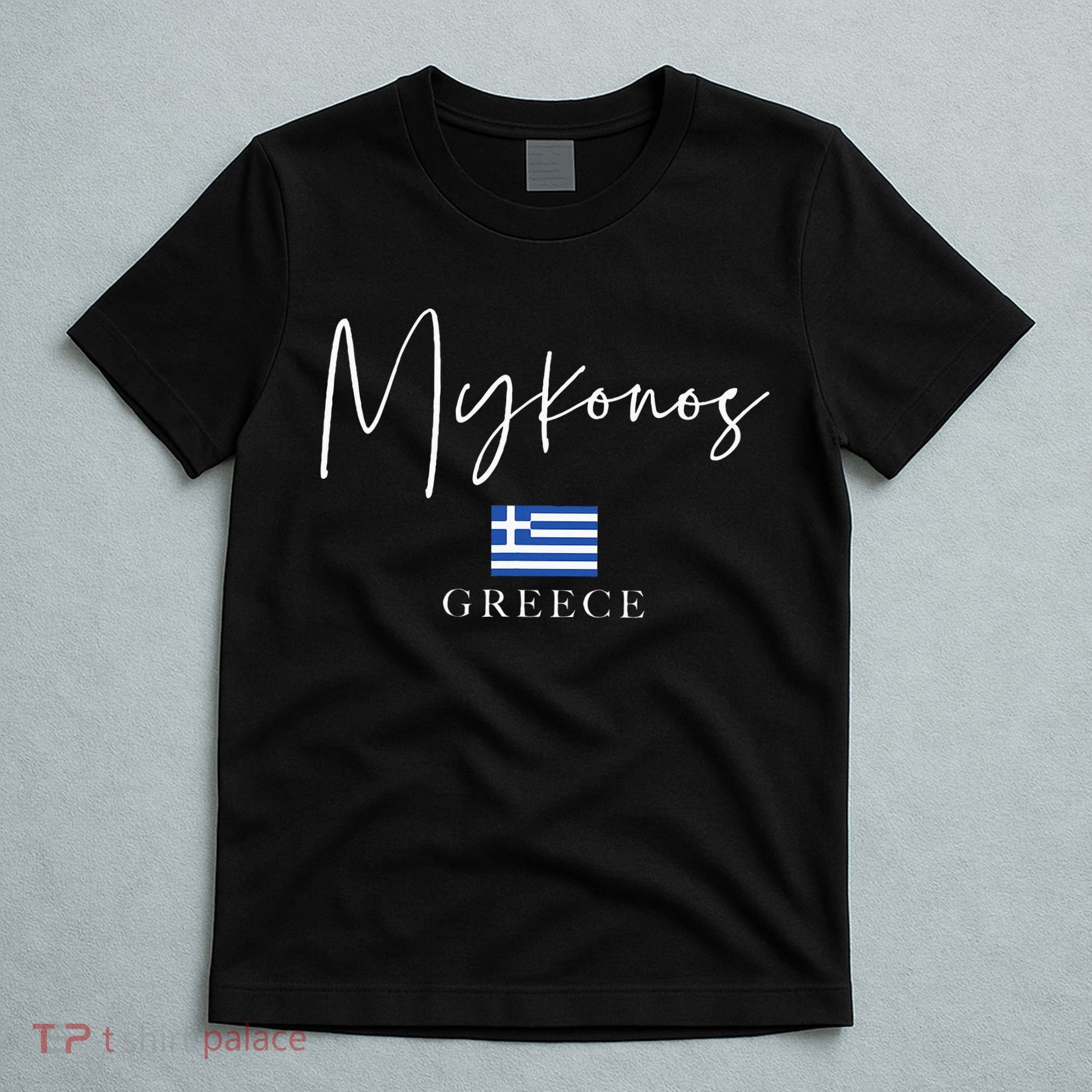 Greece Flag Vacation Island Mykonos T-Shirt