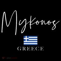 Greece Flag Vacation Island Mykonos Women's Hoodie thumb 2