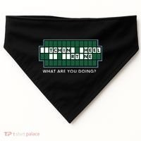 Gift for Wheel and Game Show Lovers, Fortune Word Puzzles USA-Made Doggie Bandana thumb 0