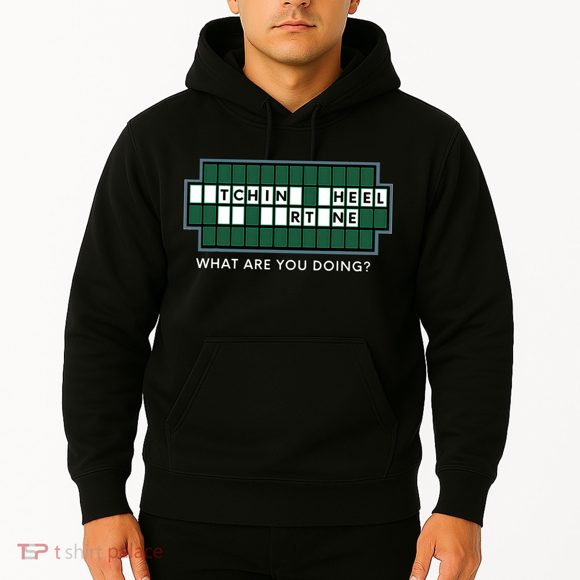 Gift for Wheel and Game Show Lovers, Fortune Word Puzzles Hoodie