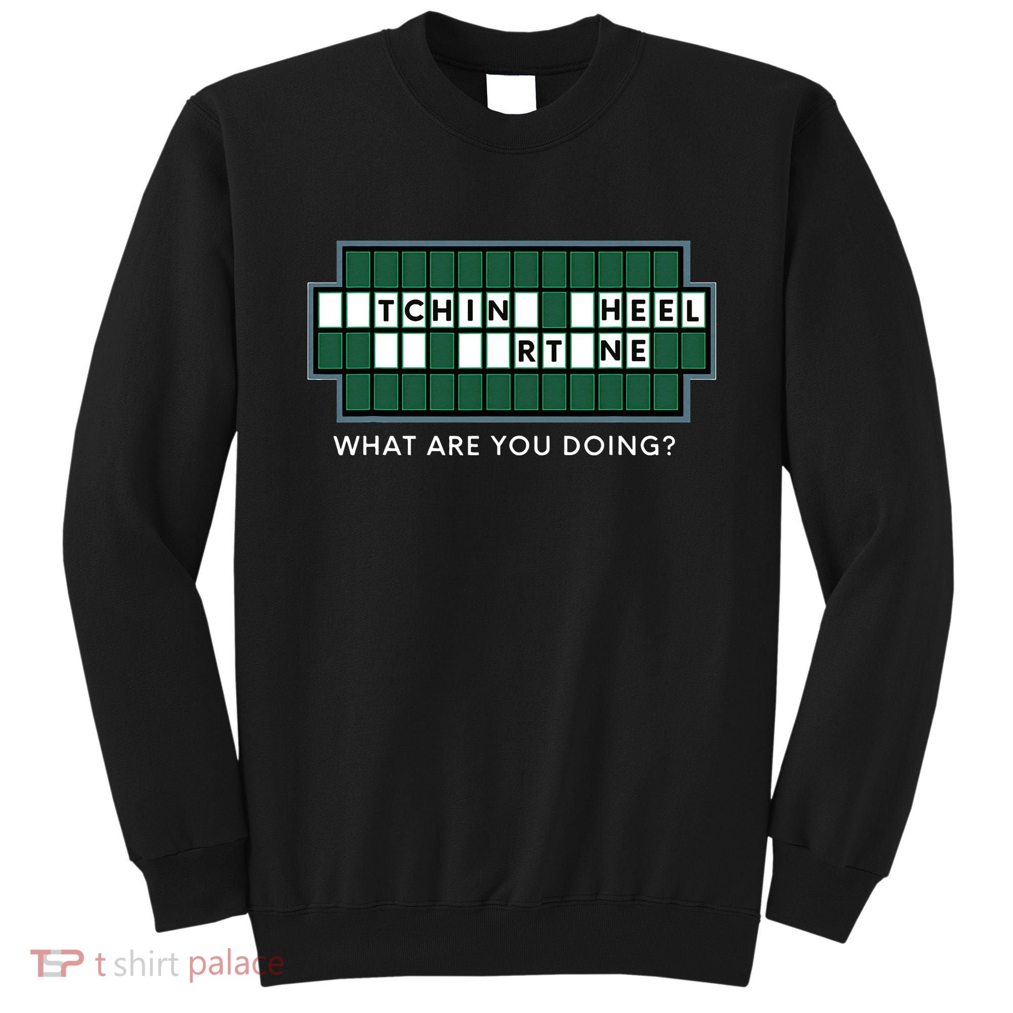 Gift for Wheel and Game Show Lovers, Fortune Word Puzzles Sweatshirt