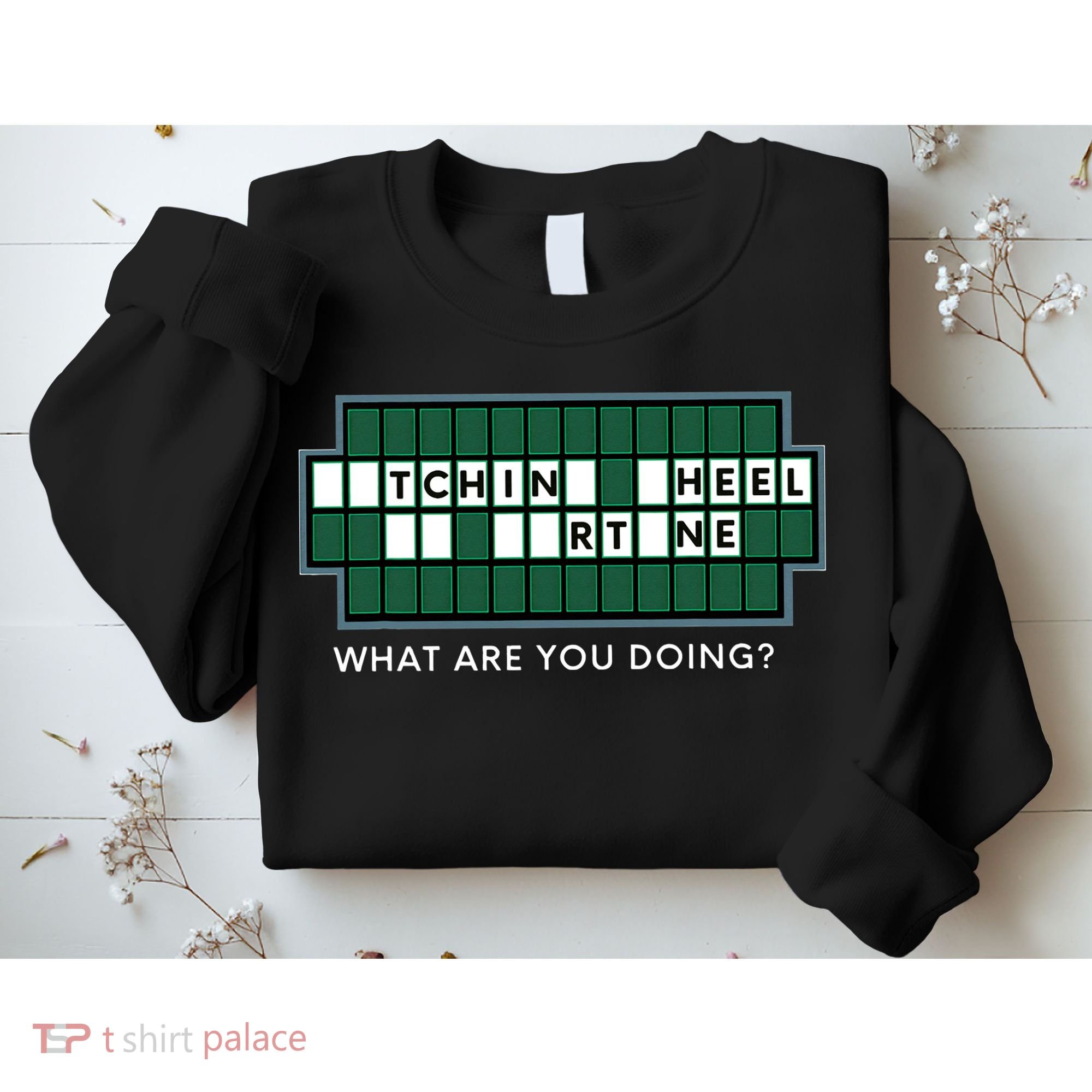Gift for Wheel and Game Show Lovers, Fortune Word Puzzles Sweatshirt