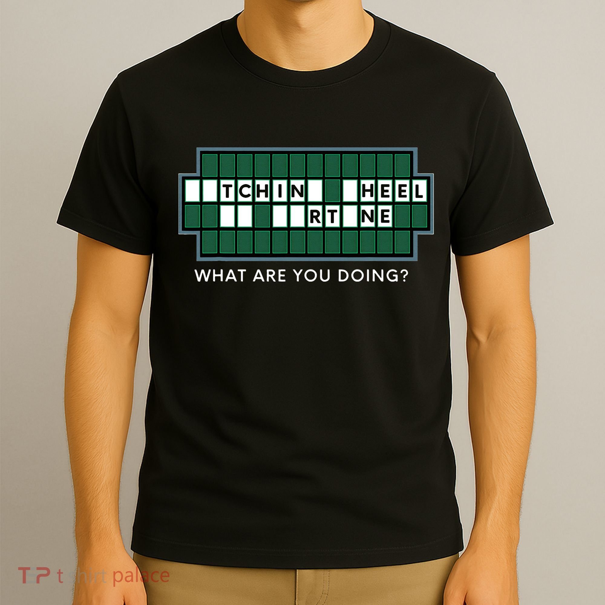 Gift for Wheel and Game Show Lovers, Fortune Word Puzzles T-Shirt
