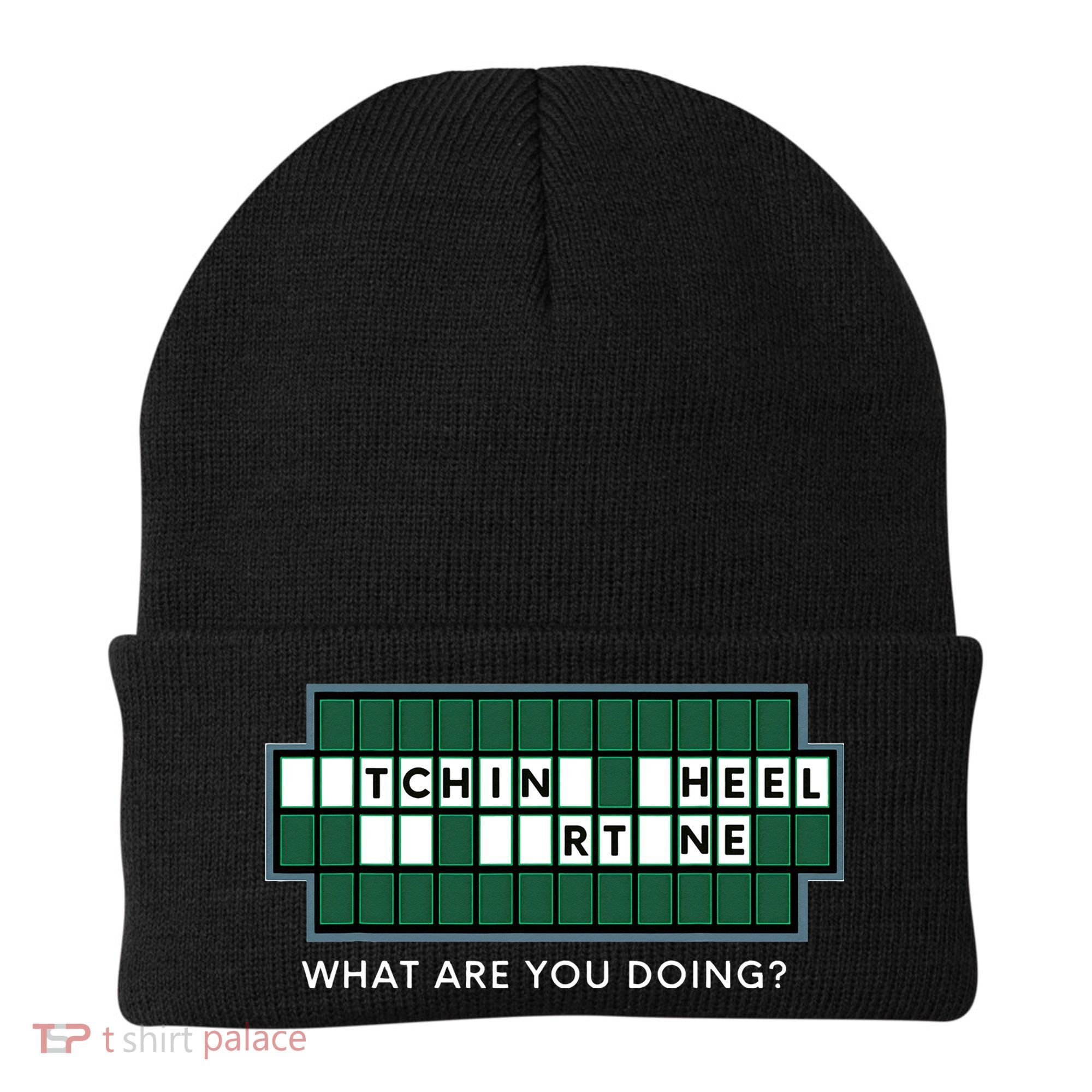 Gift for Wheel and Game Show Lovers, Fortune Word Puzzles Beanie