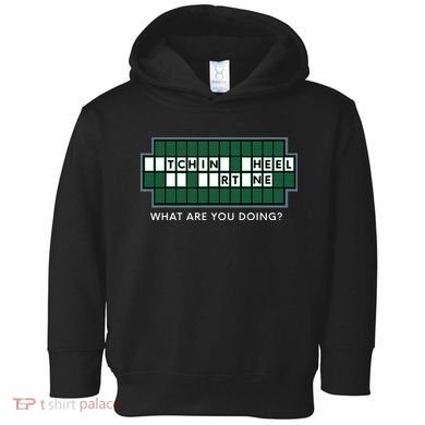 Gift for Wheel and Game Show Lovers, Fortune Word Puzzles Toddler Hoodie