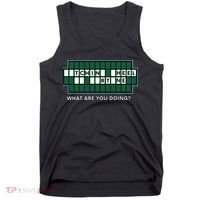 Gift for Wheel and Game Show Lovers, Fortune Word Puzzles Tank Top thumb 0