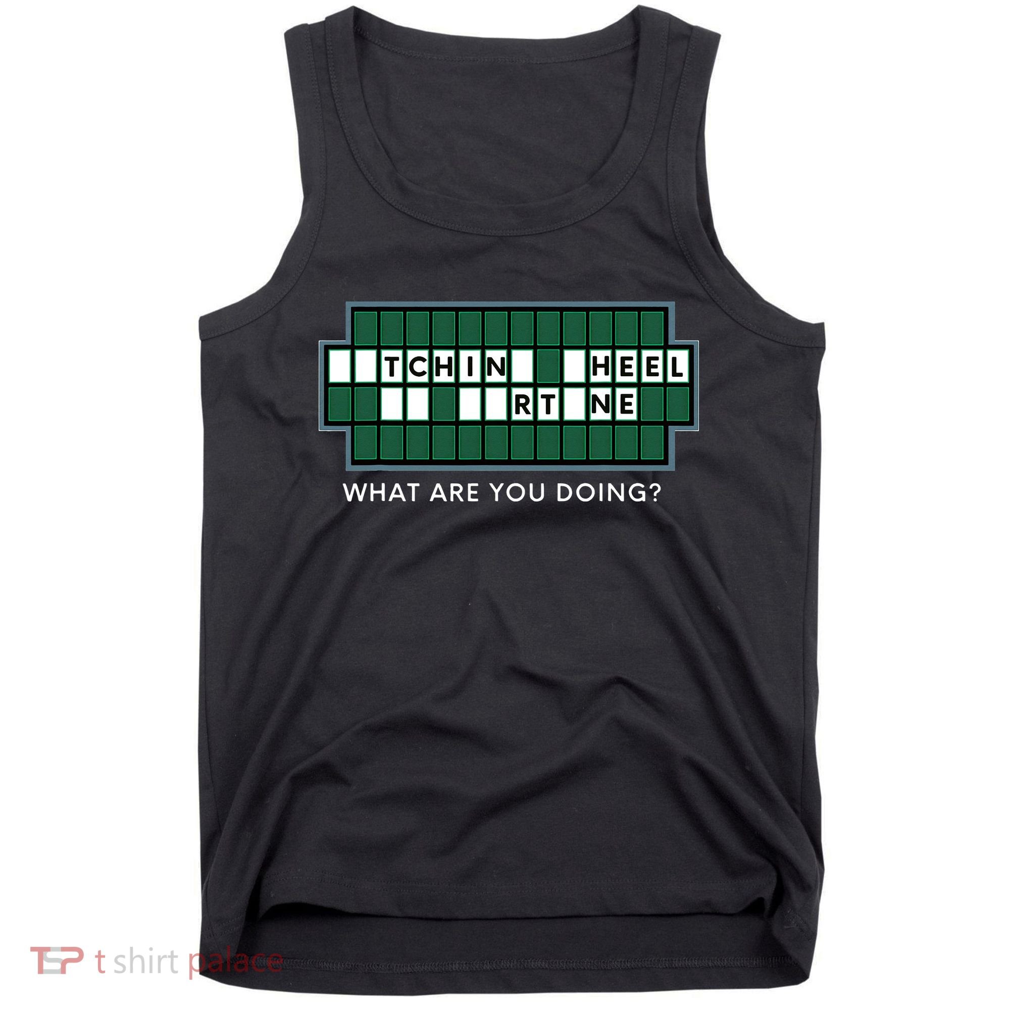 Gift for Wheel and Game Show Lovers, Fortune Word Puzzles Tank Top