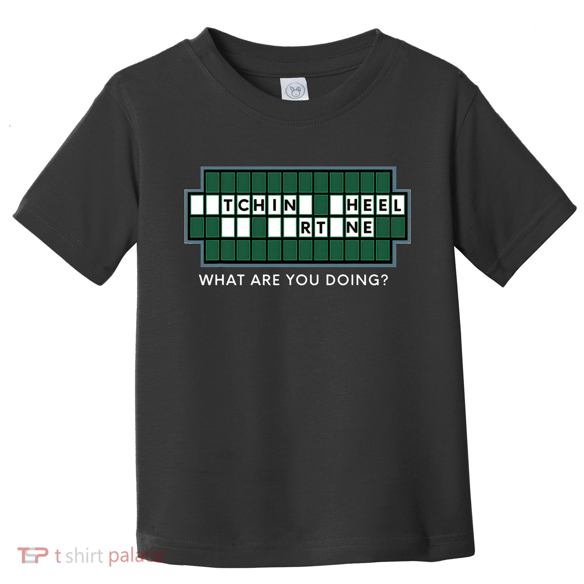 Gift for Wheel and Game Show Lovers, Fortune Word Puzzles Toddler T-Shirt