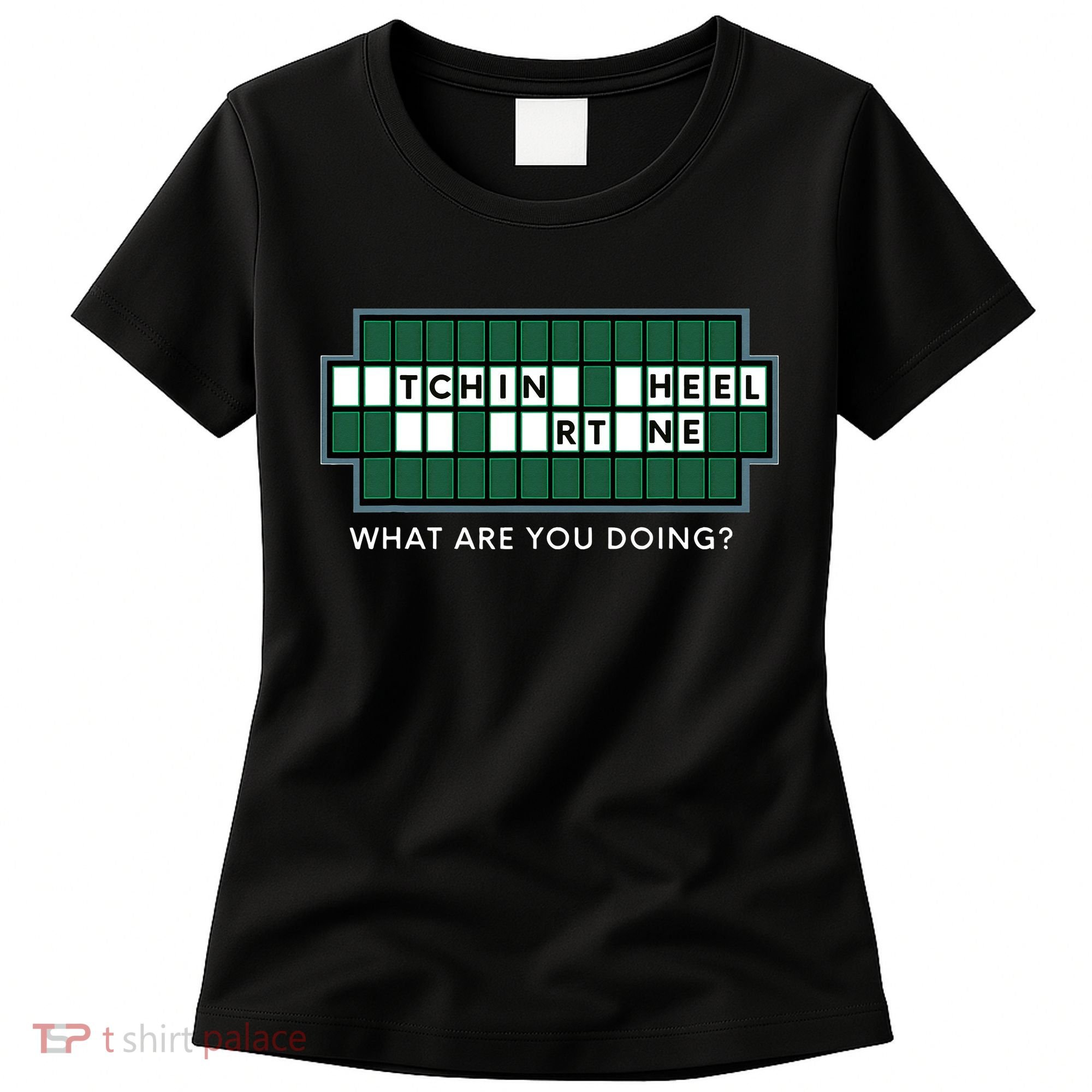 Gift for Wheel and Game Show Lovers, Fortune Word Puzzles Women's T-Shirt