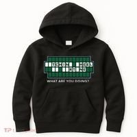 Gift for Wheel and Game Show Lovers, Fortune Word Puzzles Kids Hoodie thumb 0