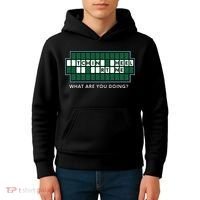 Gift for Wheel and Game Show Lovers, Fortune Word Puzzles Kids Hoodie thumb 4