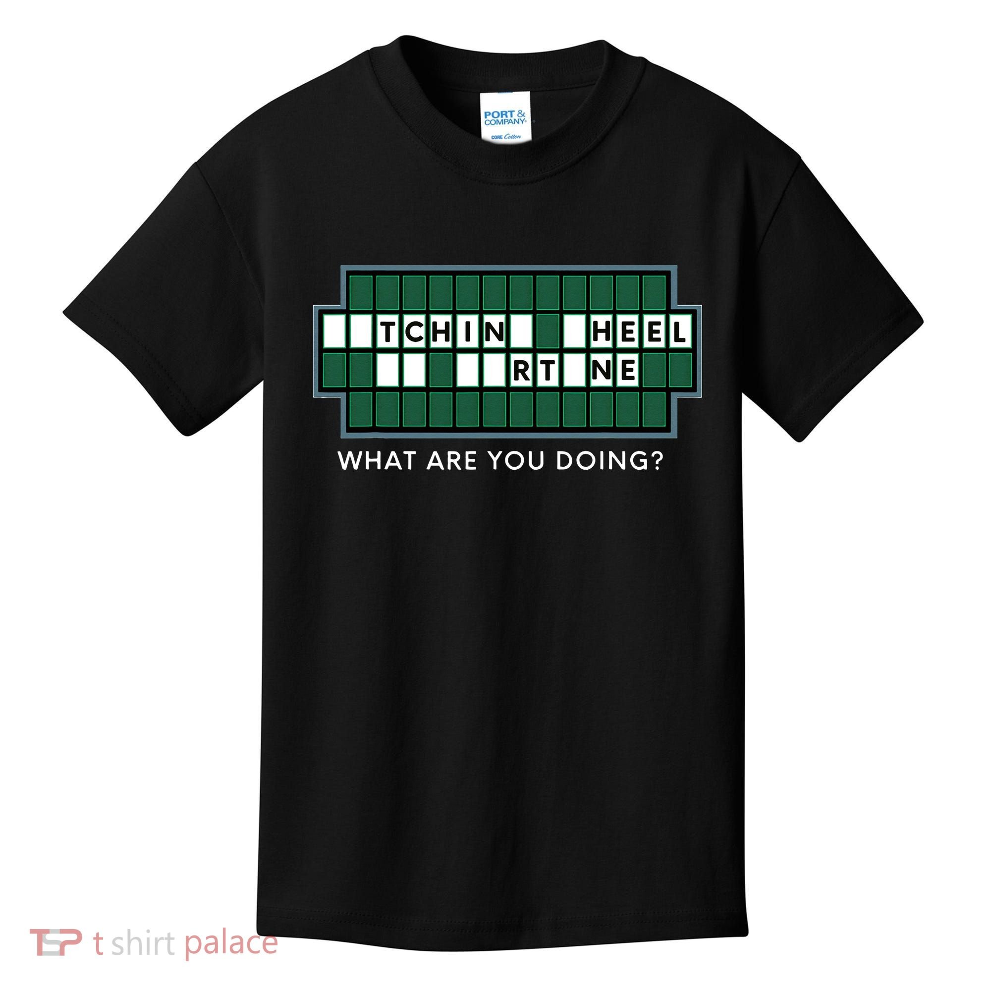 Gift for Wheel and Game Show Lovers, Fortune Word Puzzles Kids T-Shirt